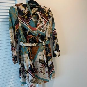 Zara Versace Style Dress